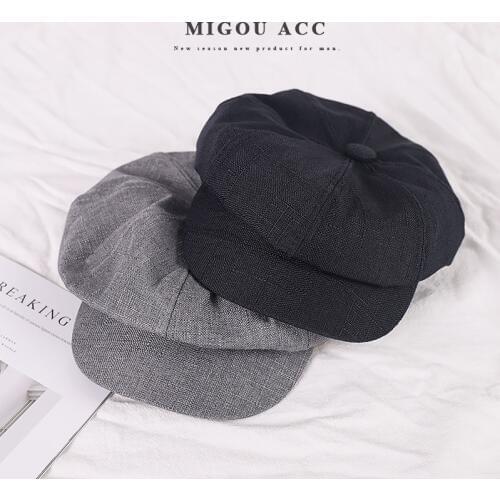 Unisex Spring Summer Autumn Newsboy Caps Men And Women Warm Tweed Octagonal Hat For Male Detective Hats Retro Flat Caps chapeau