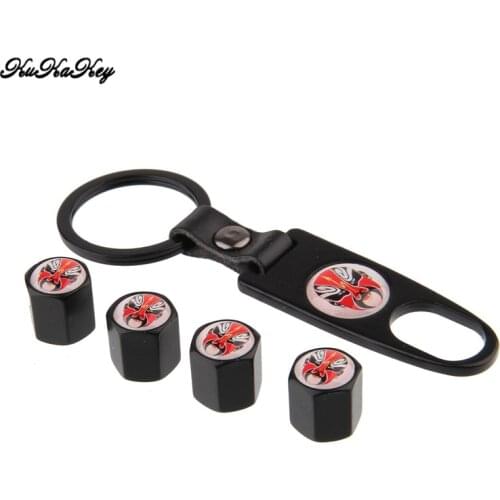 Anti-theft Car Tire Valve Caps Keyring Air Dust Proof Tyre Valve Caps Cover For Volvo xc60 s40 xc40 c30 v70 xc90 s60 accessories