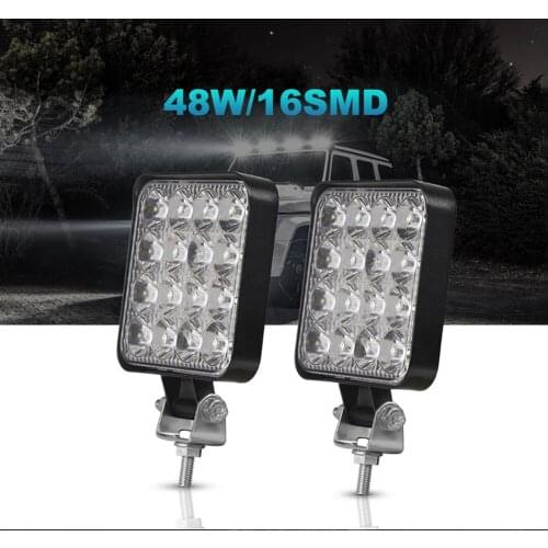 42W 48W Mini LED Work Light Bar Spotlight Led Bar Offroad 12V 24V LED Light Bar For Truck Off road 4X4 4WD SUV Car ATV