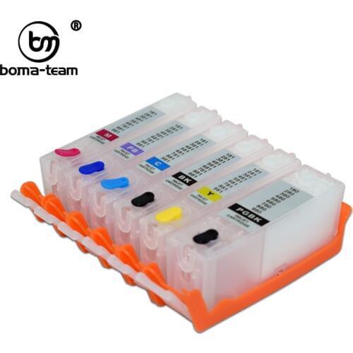 Refillable Ink Cartridg For Canon TS8120 TS9120 TS8130 TS8140 TS9140 TS8150 TS8160 TS9160 TS8170 TS9170 TS8180 TS9180 TS8190