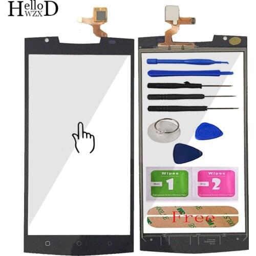 Mobile Phone 5.5'' Touch Screen Glass For Oukitel K10000 Pro Digitizer Panel Touchscreen Front Glass Lens Sensor Adhesive