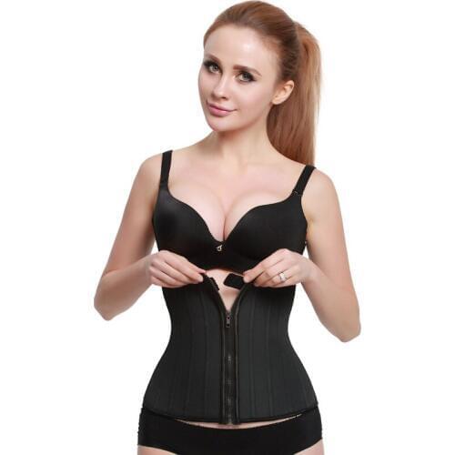 6XL Girl Women Neoprene Waist Trainer 25 Steel Bones Modeling Belt Binder Trans Burning Sweat Shapewear Fajas Colombianas shaper