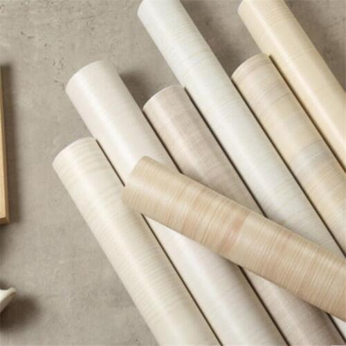 Beibehang Wood grain stickers thick wallpaper self-adhesive Nordic wallpaper wardrobe old room door furniture renovation sticker