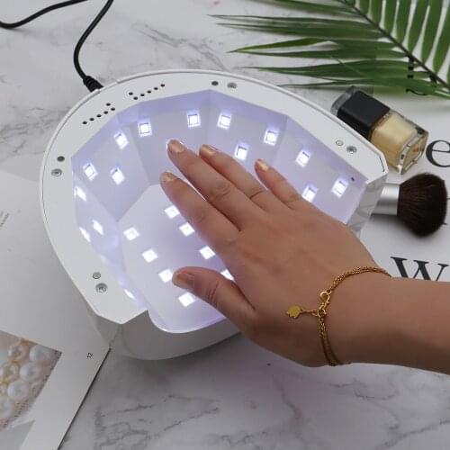 48W Sun One Lamp For Gel Nail Polish Ice Lamp For Nail UV Secador De Unas Lamp Nail UV Led Nail Dryer Ice Lamp Feecy