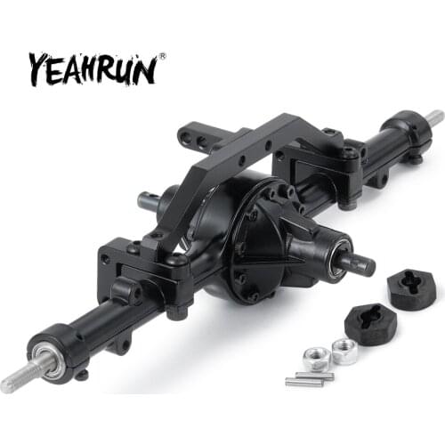 YEAHRUN Metal Complete Middle Axles For D90 D110 RC 1/10 Car Truck Rock Crawler