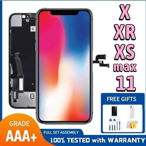 LCD For iPhone X XR XS MAX 11 Screen OLED Display Replacement Assembly Touch True Tone No Premium Quality Dead Pixels With Tools