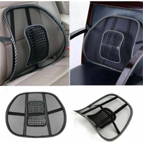 1Pc Mesh Lumbar Back Support Cushion Seat Posture Corrector Car Office Chair Home Supplies