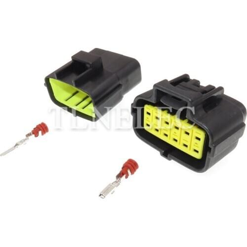 12 Pin Way Male Female Waterproof Electrical Oxygen Sensor Plug Auto Wire Connector 174663-2 174661-2