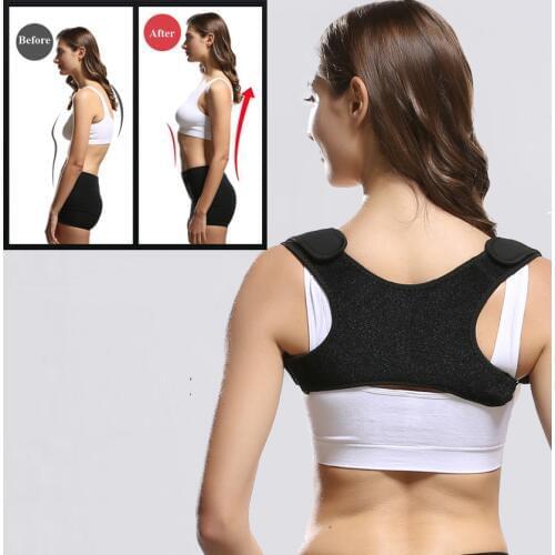 2019 New Shoulder Therapy Support Poor Posture Correction Belt Men Posture Corrector Scoliosis Back Brace Spine Corset Belt