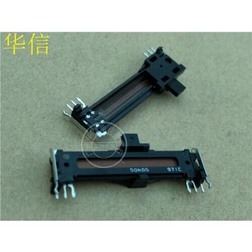 5pcs 45mm G50K single potentiometer 50KG for Panasonic straight slide fader / handle length 5MM