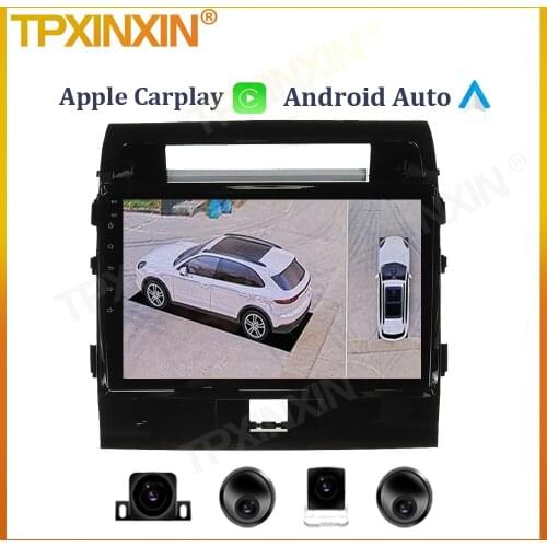 6+128G For Toyota Land Cruiser 200 2008 - 2015 Android Car Player Multimedia Auto Radio Navigator Stereo GPS Receiver Head Unit
