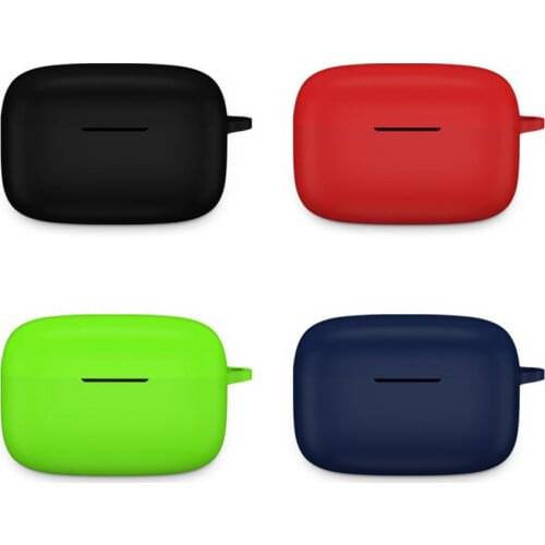 Bluetooth Earphone Case For JBL LIVE 300 TWS Wireless Headset Soft Silicone Cover Dust-proof Protective Shell With Carabiner