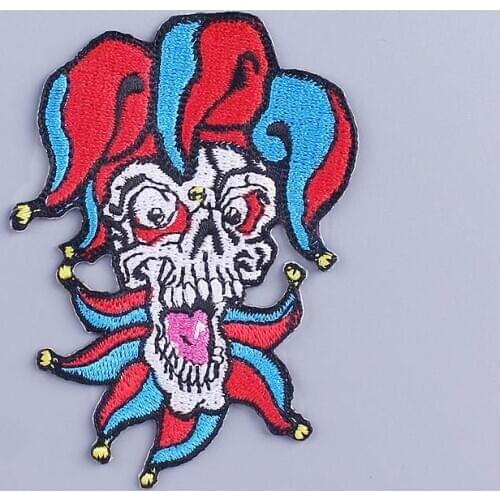 Diy Joker Patch Skeleton Patch Iron On Patches On Clothes Stripe Sticker Applique Patches Embroidered Patch For Clothing Sewing