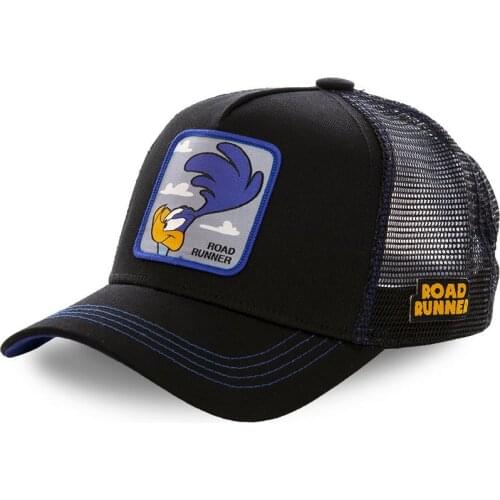 ROAD Runner Mesh Hat Summer Baseball Cap Women Men Snapback Cartoon Net Hat Drop Shipping
