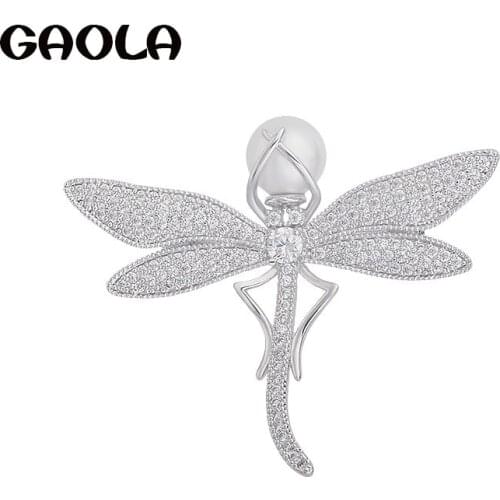 Броши стрекоза на одежду GAOLA China At AliExpress