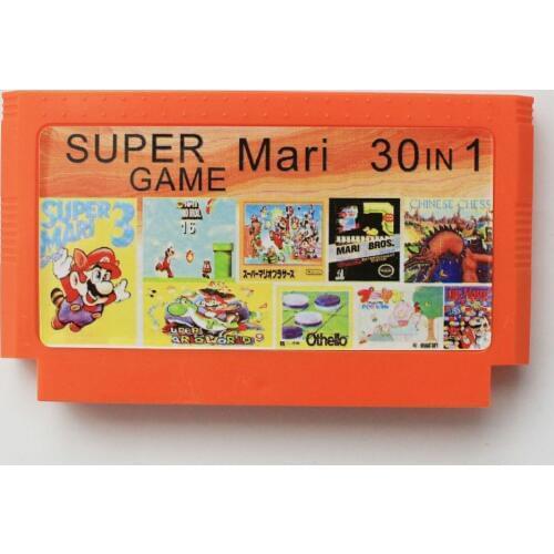 30 in 1 8 bit 60 pins Game Card