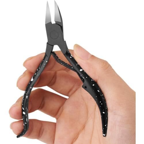 Black Toenail Ingrown Nail Art Cuticle Nipper Clipper Edge Cutter Manicure Scissor Plier Tool Pedicure Dead Skin Remover