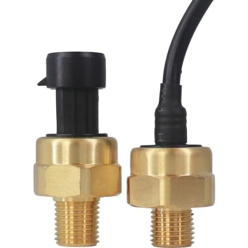 0.5-4.5V G1/4(M) Cable Outlet Brass Pressure Sensor For Liquid Oil Water