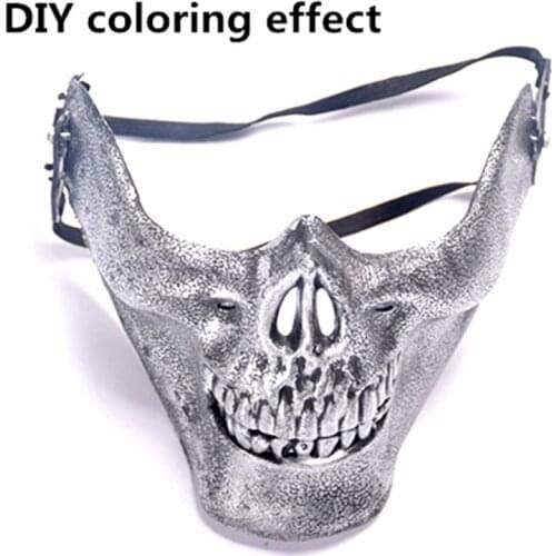 Halloween Mask Skull Skeleton Mask Full Face Protector for Cosplay Masquerade Pa