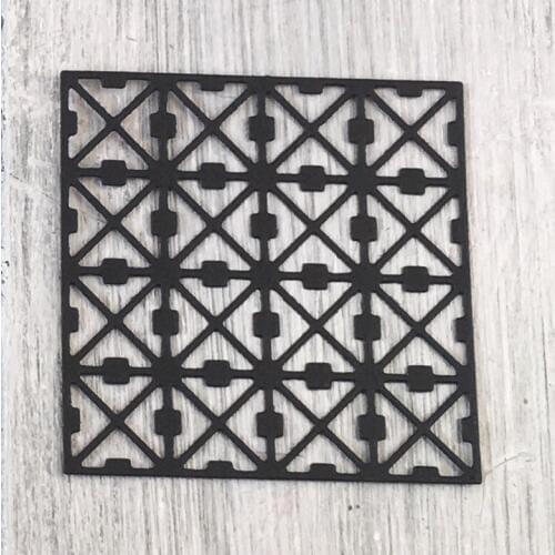 ArtScrap Eastern Grid Steampunk Collage Background Metal Cutting Dies DIY Scrapbooking Card Decorative Die Cuts