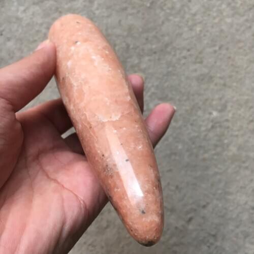 Natural Red Ocean Jasper Quartz Crystal Massage Wand Yoni Healing Crystal Massage Stick Kegel Exercise Metaphysical Meditation