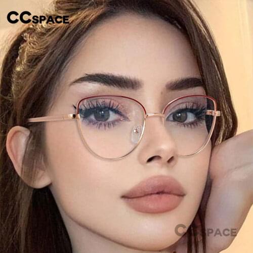 45969 Cat Eye Simple Glasses Frames Retro Men Women Optical Fashion Computer Glasses