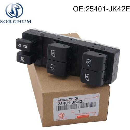 25401-JK42E Front Side Master Power Window Switch For Infiniti G35 G37 2007-2008