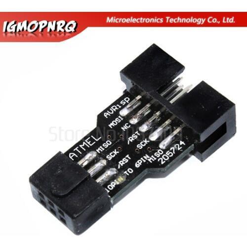 5pcs 10Pin to 6Pin Adapter Board for AVRISP MKII USBASP STK500 Switchboard