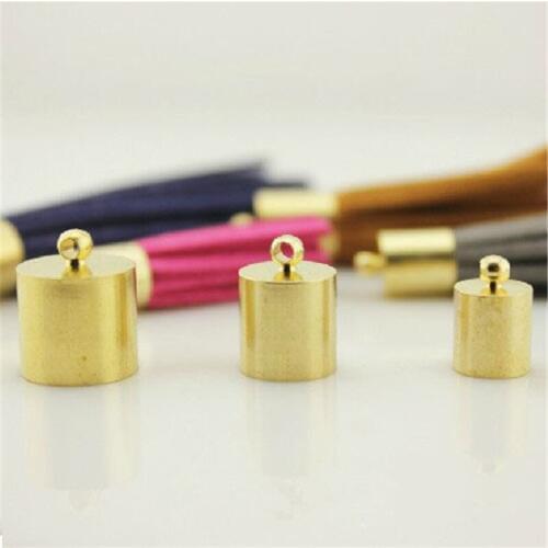 Factory direct DIY jewelry accessories metal tassel cap drop earrings jewelry earrings jewelry making supplies