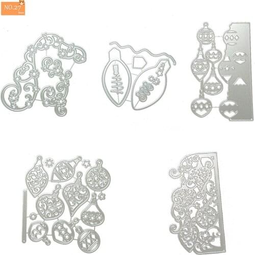 Christmas Lantern Decora Metal Cutting Dies for DIY Scrapbooking Album Paper Card Embossing Decor Crafts Die Cuts 2021 New