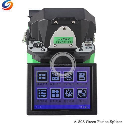Hottest FTTH Automatic Optical Fiber Fusion Splicer Electrode A-80S Welding Splicing Machine