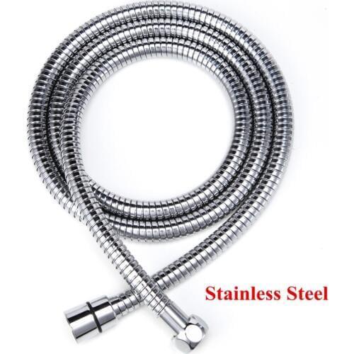 High Pressure Stainless Steel 1.5M 59inch Flexible Shower Head Hose Bathroom Water Pipe Chrome Shattaf Hose plomberie