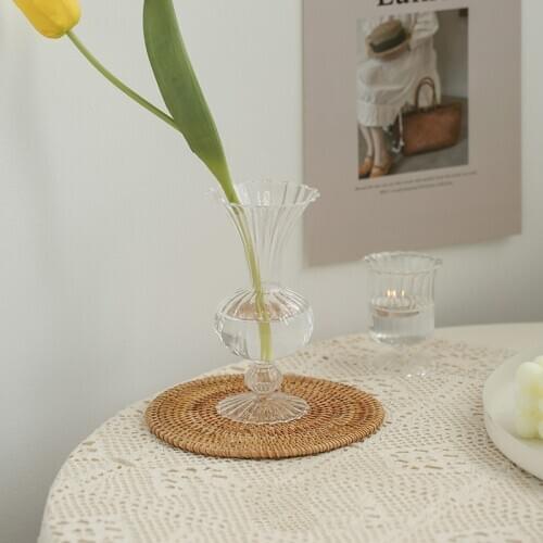 Nordic Mini Fresh Glass Vase ваза стекло Ornaments цветы для декора Transparent Antique Flower Arrangement декор комнаты