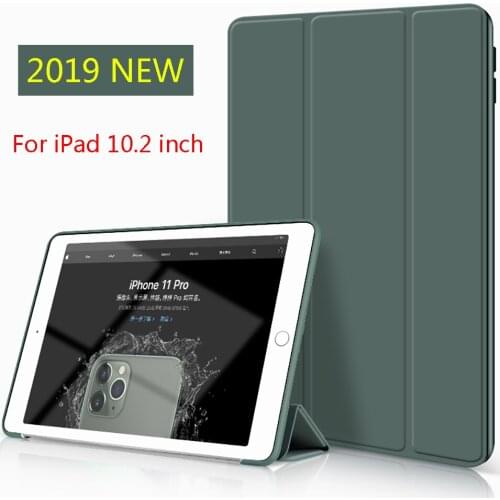 For iPad 7th 10.2 inch 2019 Smart Case Funda PU Soft Fashion Cover Protective Shell Magnet Wake Capa Coque A2197 A2198 A2200