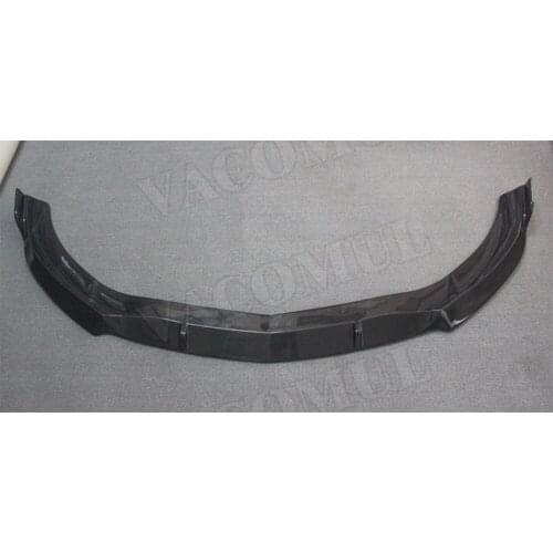 For W117 CLA Class Car Racing Carbon Fiber Front Bumper Lip Spoiler for Mercedes Benz CLA200 CLA250 CLA45 AMG 2016-2018 B Style