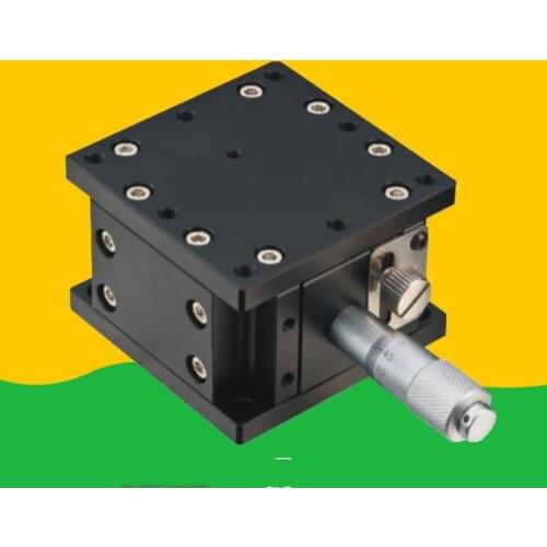 Z axis 60 * 60mm displacement stage high precision micrometer height adjustable sliding table sliding table LZ60