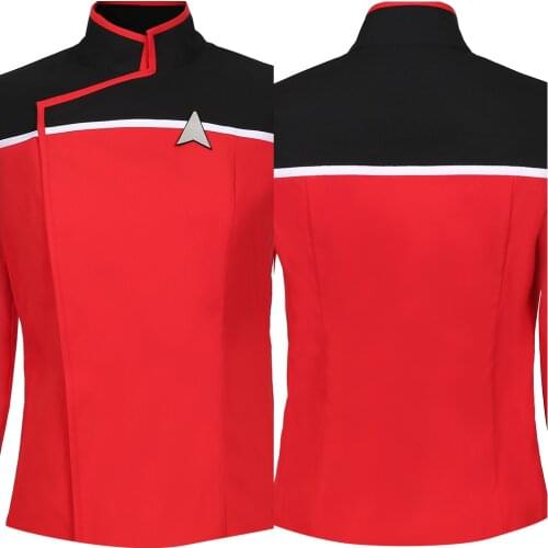 Star Cosplay Trek Lower Decks Season 1 Cosplay Costume Coat Female Women Uniform Suit Halloween Costumes