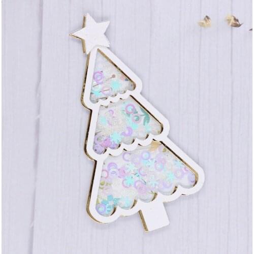 ZLDECOR Christmas Tree Shaker Metal Cutting Dies Stencils for DIY Scrapbooking Decorative Embossing DIY Paper Cards