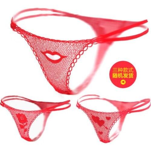 2pcs/pack Sexy underwear Valentines Day creative gift rose underwear