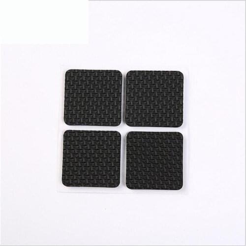 4pcs Multifunctional Square Chair Foot Pad Non-slip Seat Protective Cover