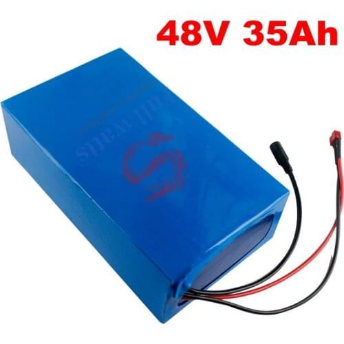 48V 35ah 21700 Electric Bicycle Battery 48V 35AH 1500W Lithium Battery Built-in 30A BMS Electric Bikes Motor