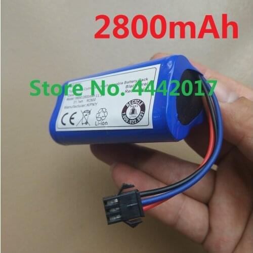 Battery for Ecovacs Deebot CEN355 D36 D36A D36B Robot Vacuum Cleaner Sweeper New Li-Ion Rechargeable Bateria Replacement 12V