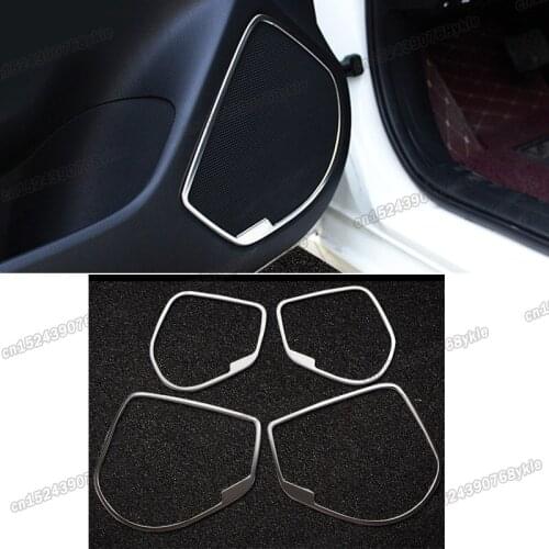 Lsrtw2017 Car Door Speaker Audio Sound speaker Kit Interior Trim For Mazda 3 Axela Accessories 2017 2018 bn decoration Stereo