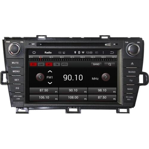 8" Android 10.0 Car DVD Player For Toyota PRIUS 2009-2013 RHD Car Multimedia Player 8 Core Stereo Audio Navigation DSP 4+64G