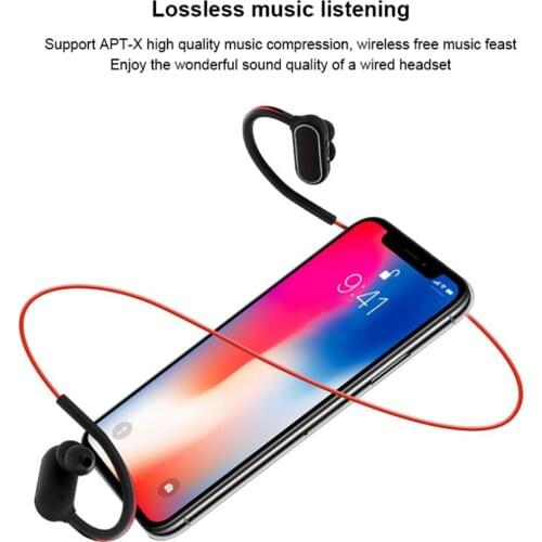 Wireless Earphones Sports Waterproof Bluetooth Headset Ear Hanging Stereo Binaural Headphones with Mic for Iphone Xiaomi Huawei