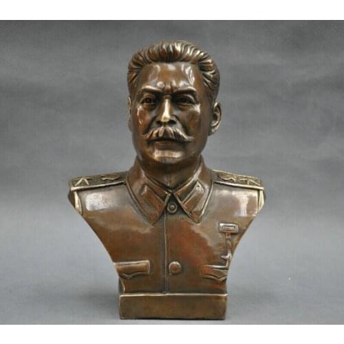 Russian Leader Joseph Stalin Bust Bronze Statue