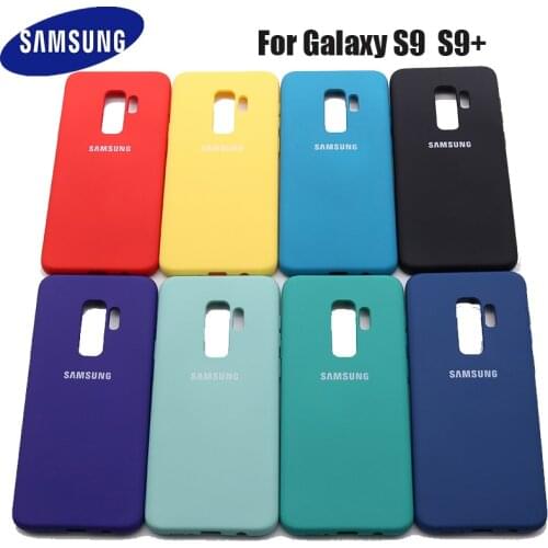 Samsung S9/S9+ Liquid Silicone Case Official Silicone Soft Back Cover Samsung Galaxy S9/S9 Plus Case Protection Cover