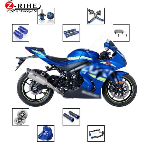 For SUZUKI GSXR1000 GSX-R 1000 18 19 Motorcycle Accessories 2020 Valve Caps Cover Swingarm Sliders Brake Clutch Levers Hand Grip