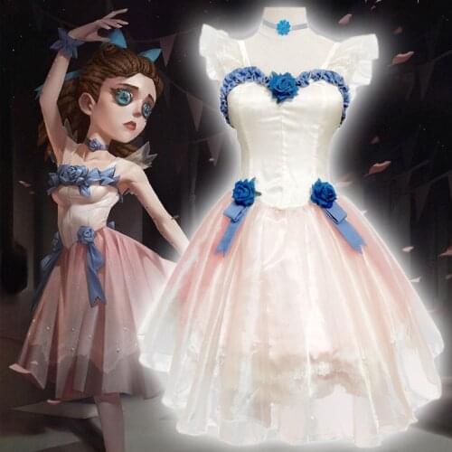 Game Identity V Cosplay Costumes Survivor Perfumer Vera Nair Cosplay Costume The Red Shoes Skin Uniforms Clothes Suits Dresses