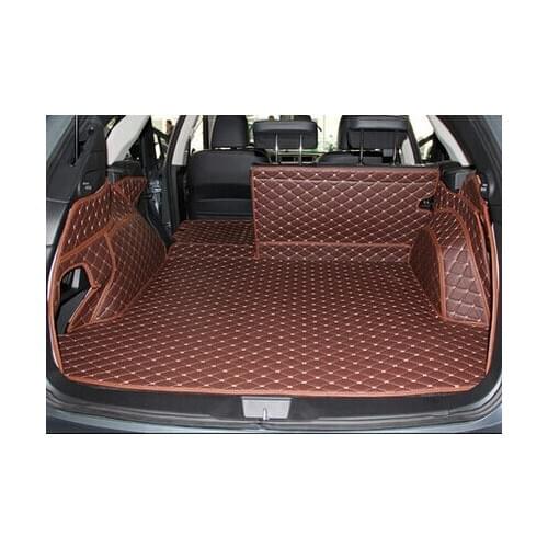 No Odor Customized Full Covered Pu Leather Waterproof Cargo Rugs Non Slip Carpets Car Trunk Mats for Subaru Outback